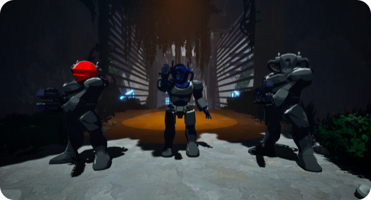 The three playable characters of Fate